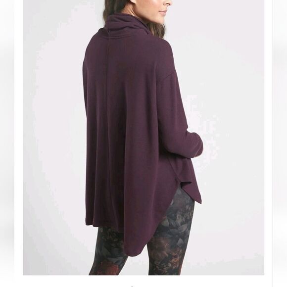 Athleta Ethereal Brushed Funnel Neck Sweater Size XXS - Picture 2 of 8